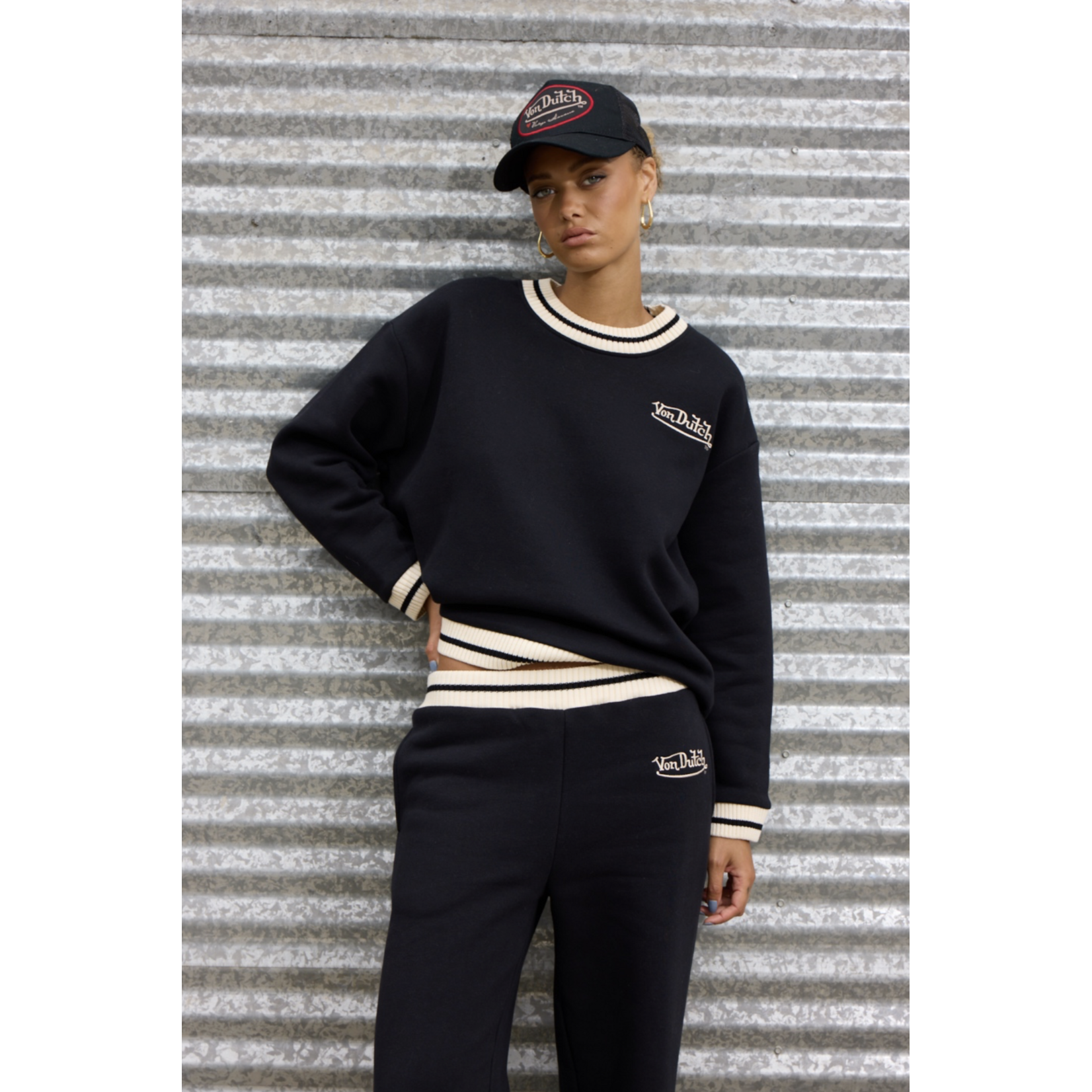 Vintage Havana VINTAGE HAVANA X VON DUTCH COMFORT FLEECE CREW NECK
