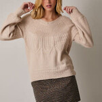 CREW NECKTEXTURE DETAILE SWEATER