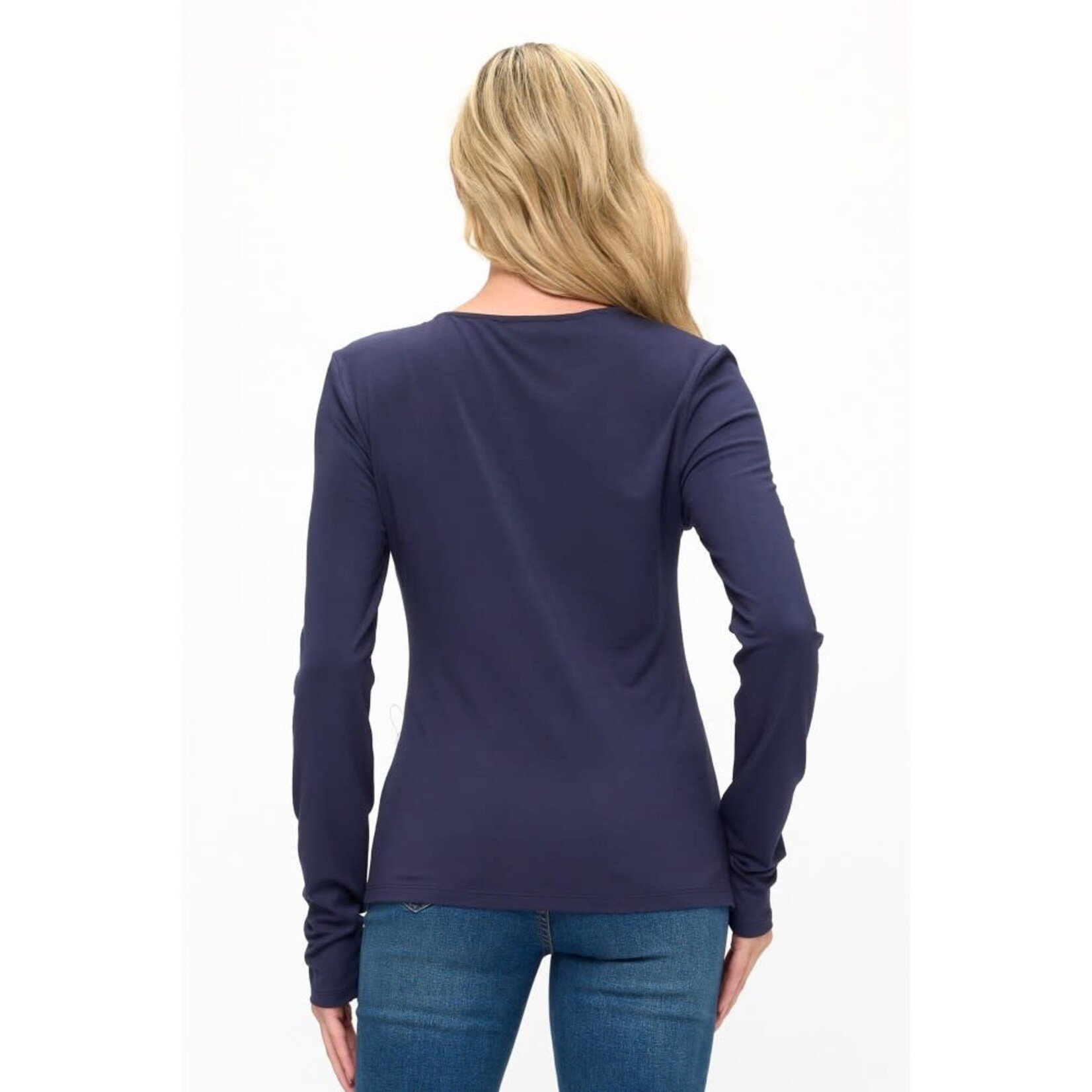 TRENDY LONG SLEEVE FITTED TOP