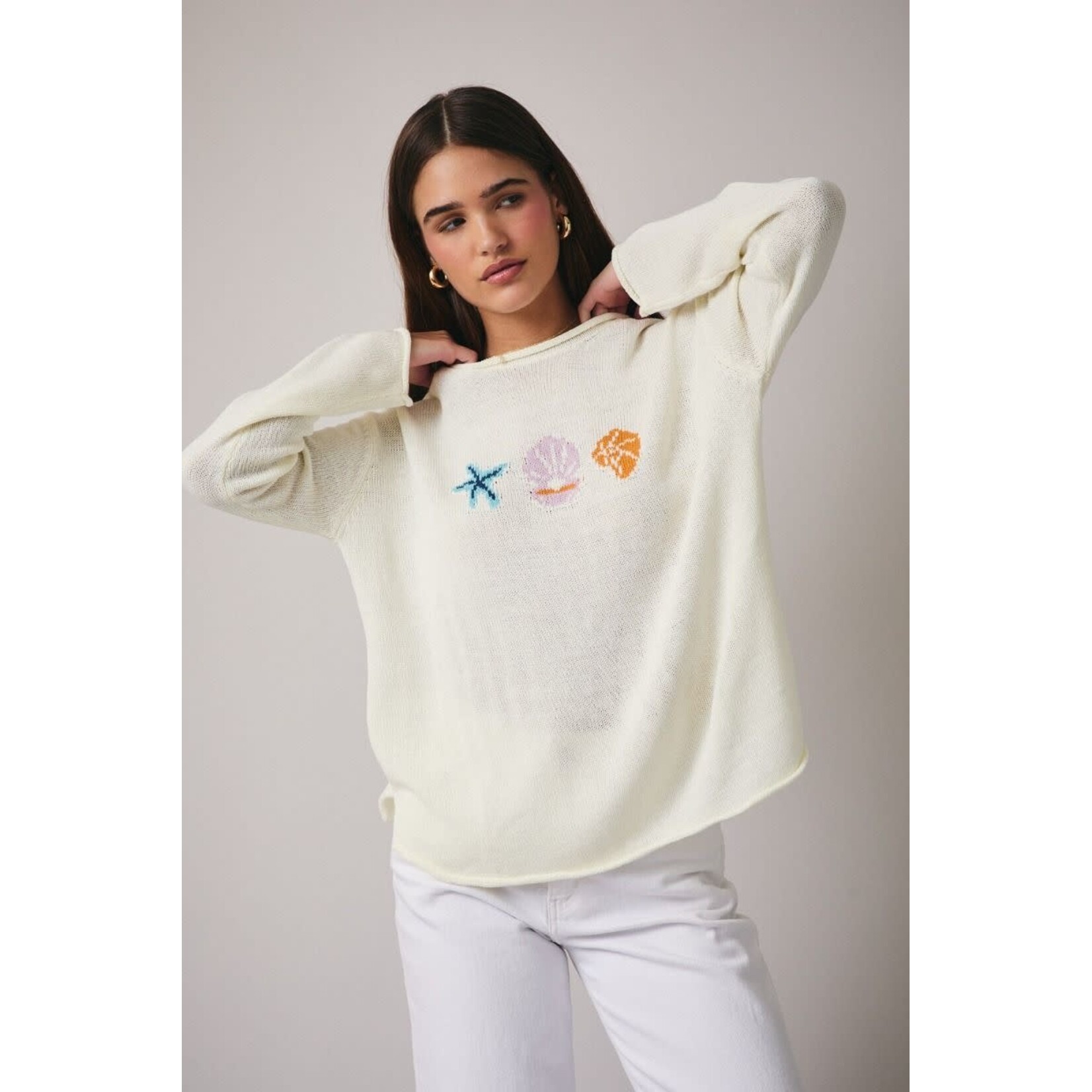 SEA GRAPHIC SWEATER