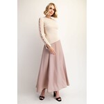 RIBBED SWEATER TOP WITH GOLD DETAIL