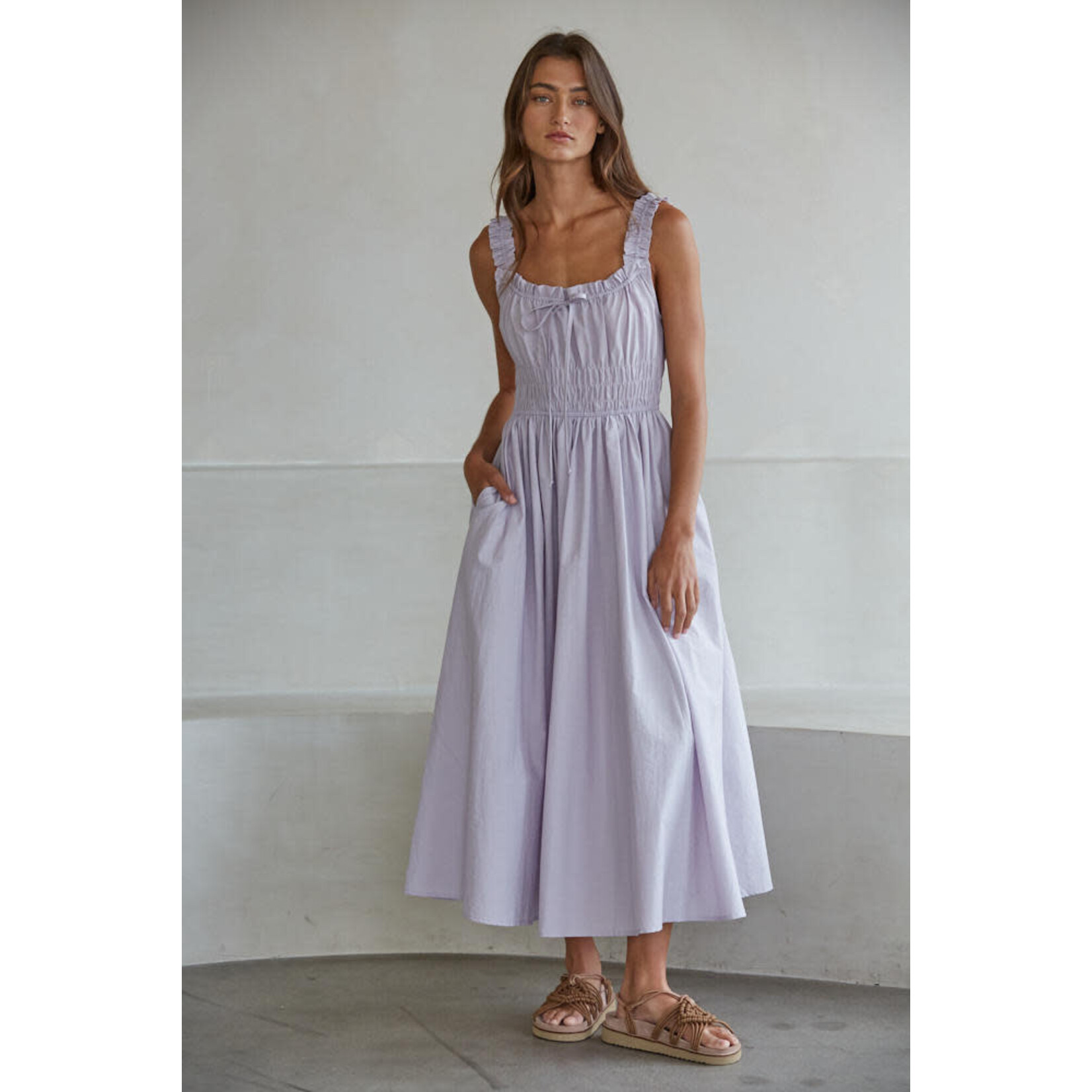 LAVENDER LIBRA DRESS
