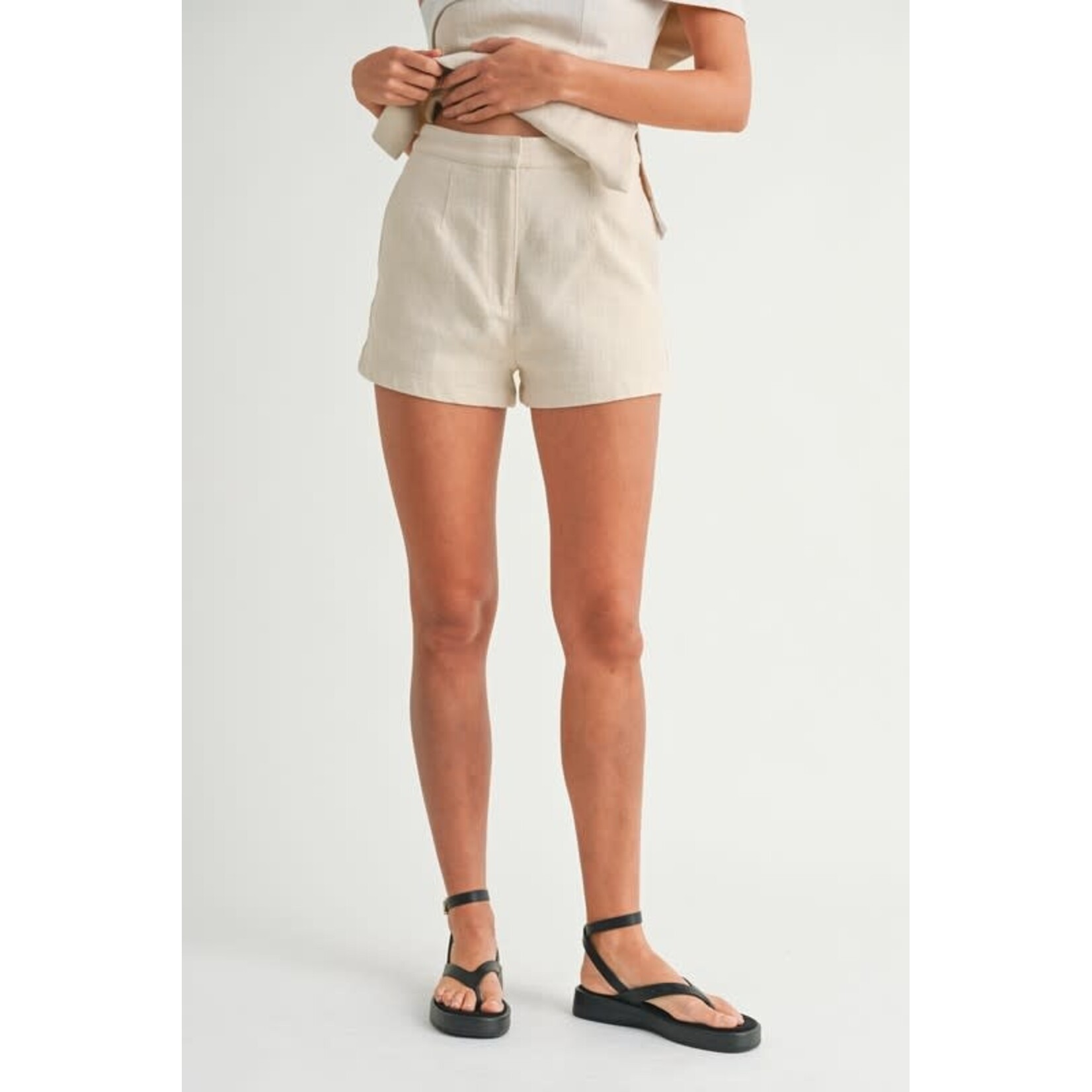 OFF THE SHOULDER TUNIC AND SHORTS SET