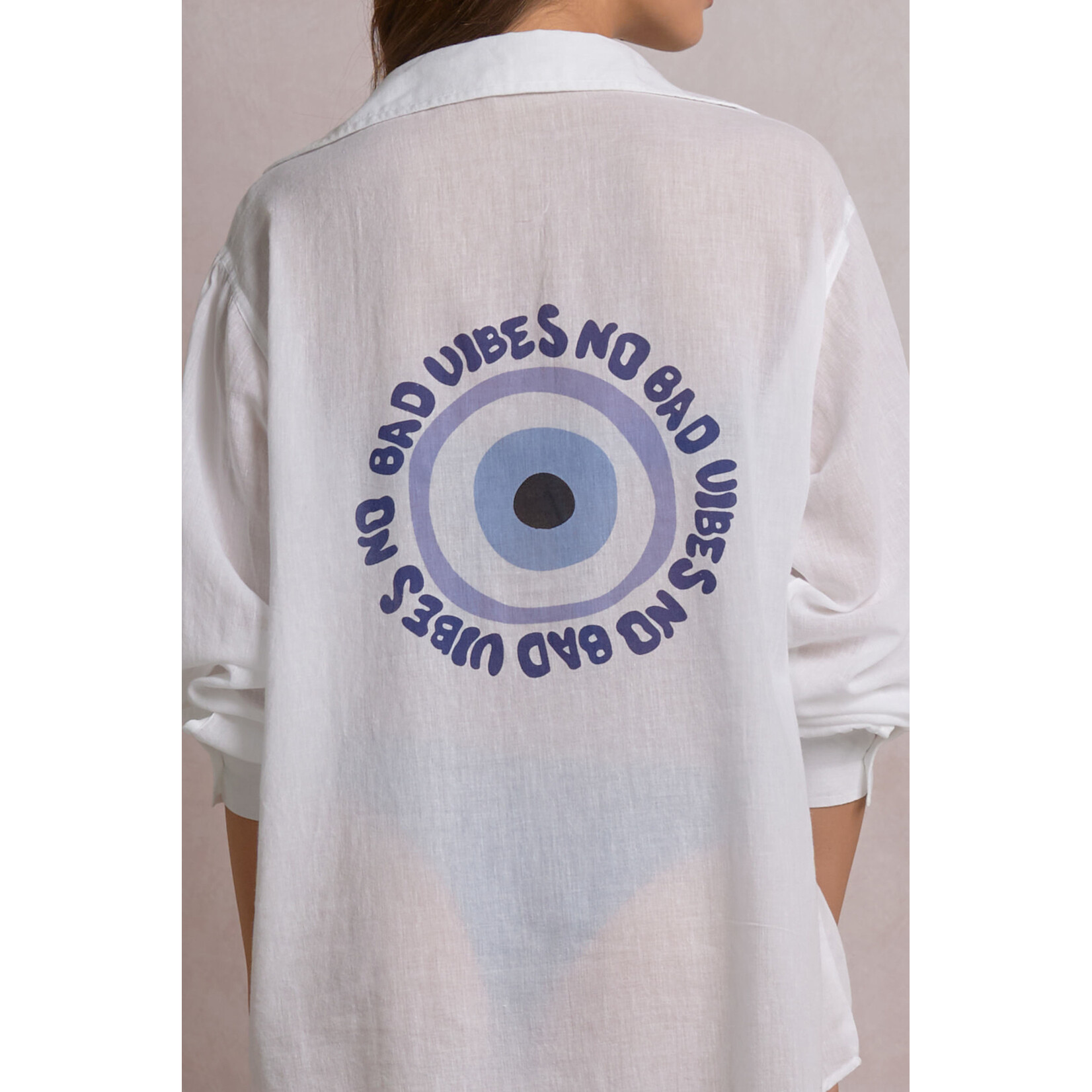 elan EVIL EYE BUTTON DOWN