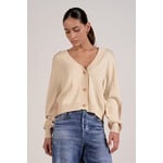 elan NATURAL/TAN COLORBLOCK SWEATER