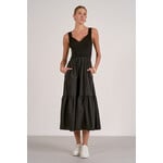 elan WOVEN COMBO DRESS