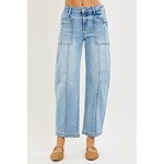 LIGHT WASH UTILITY BOYFRIEND JEANS