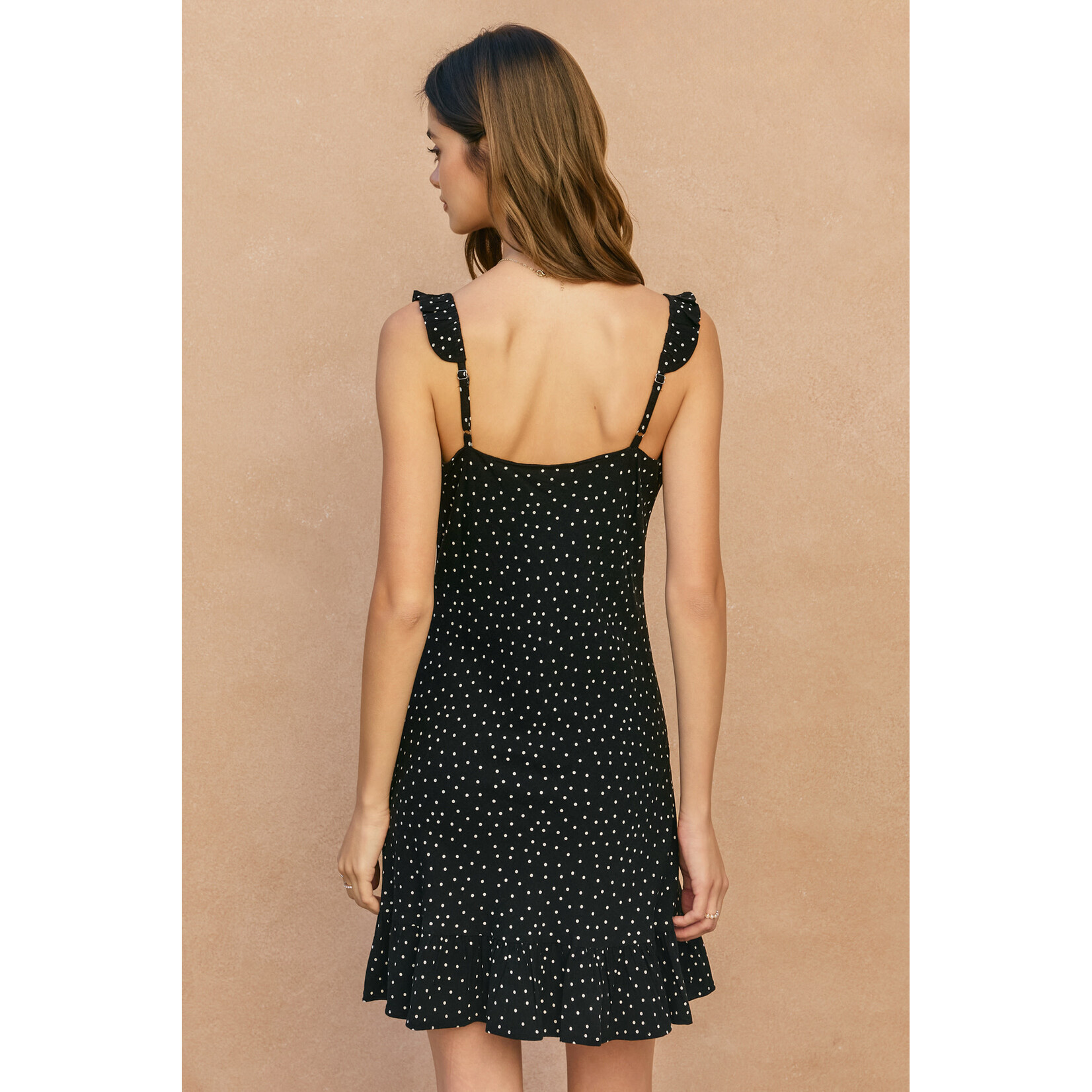 POLKA DOT MINI DRESS