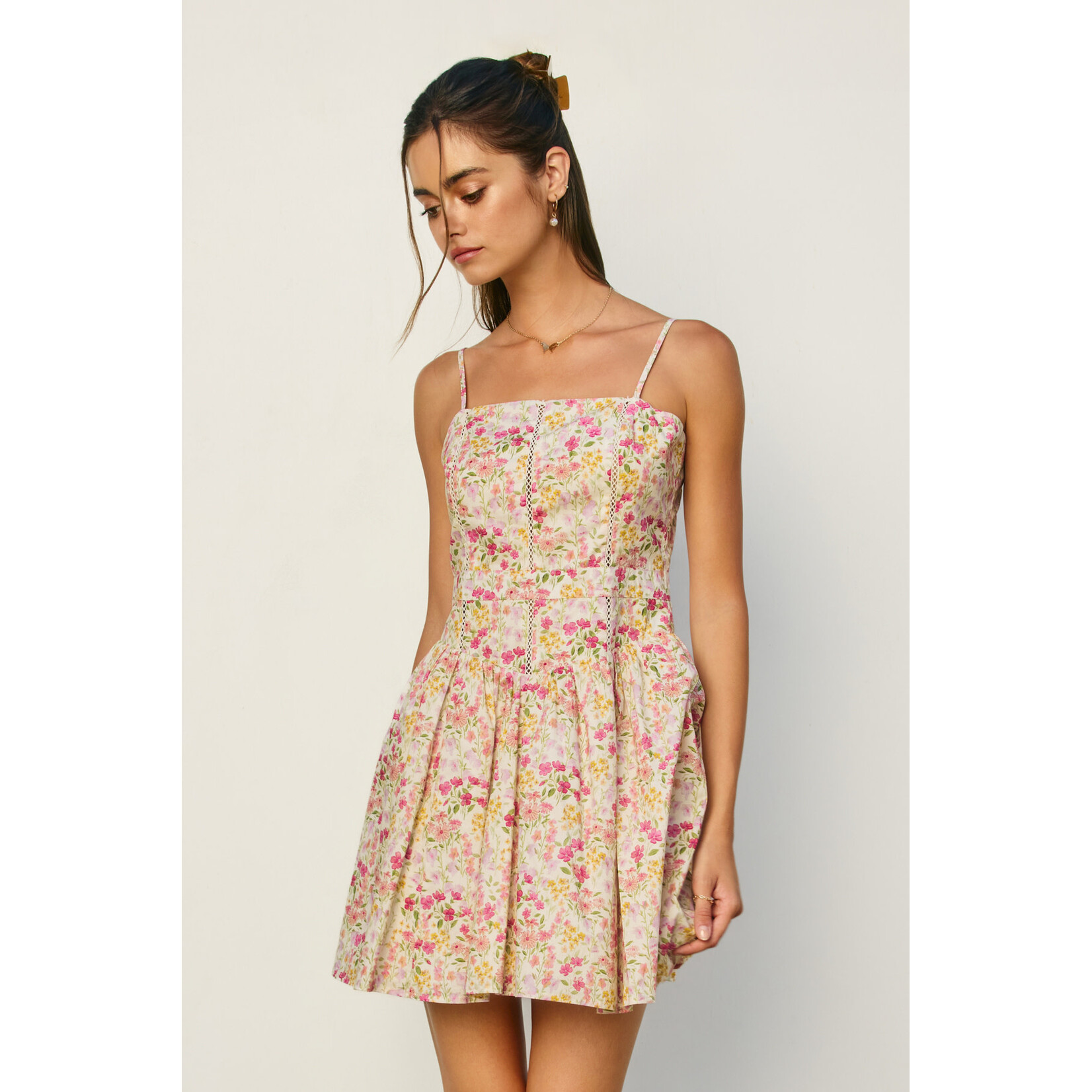 PINK MEADOW MINI DRESS
