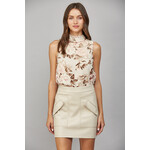 FLORAL SLEEVELESS TOP