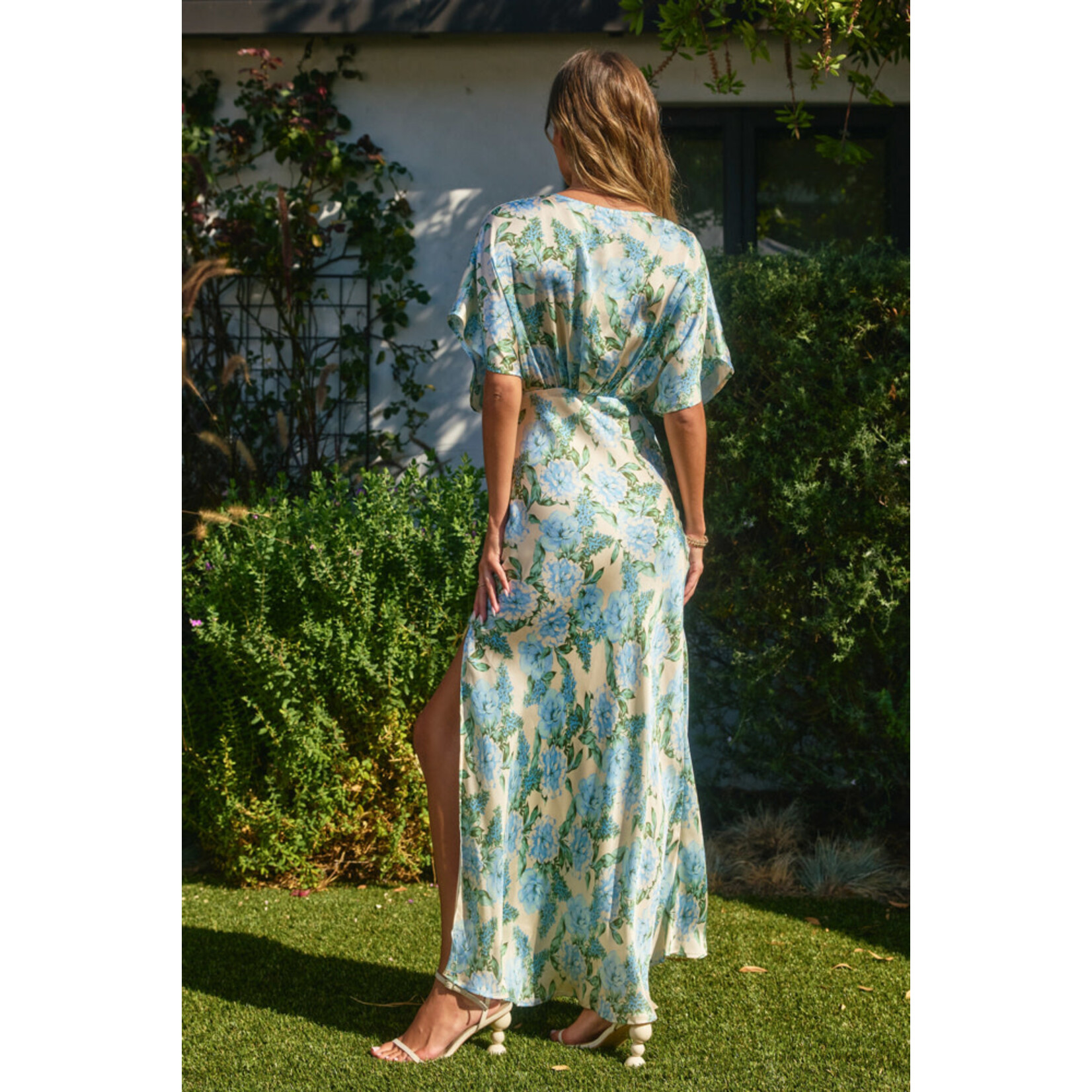 DELICATE BLUES MAXI DRESS