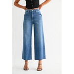 MEDIUM WASH SCISSOR CUT WIDE LEG