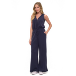 NAVY ZIPPER DETAIL SCUBA JUMPSUIT