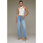 HIDDEN VINTAGE WASH MID RISE DAD JEAN