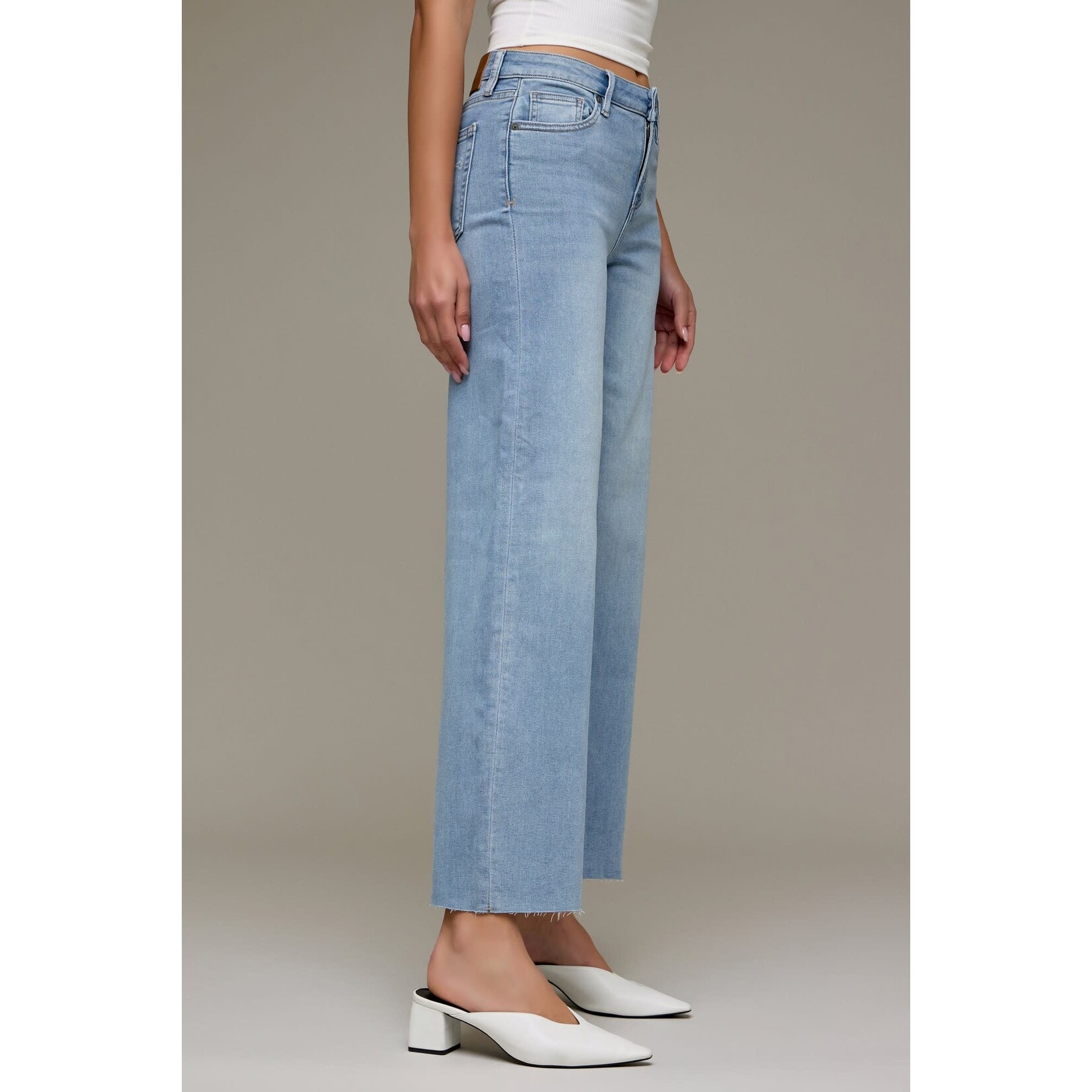 HIDDEN VINTAGE WASH MID RISE DAD JEAN