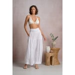 elan WHITE MIDI SKIRT