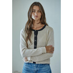 HURON CARDIGAN TOP