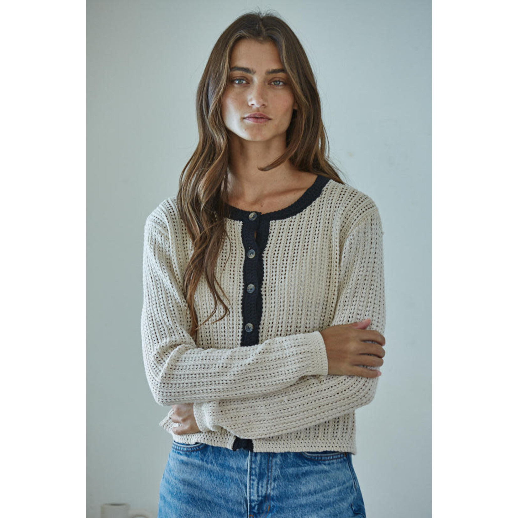 HURON CARDIGAN TOP