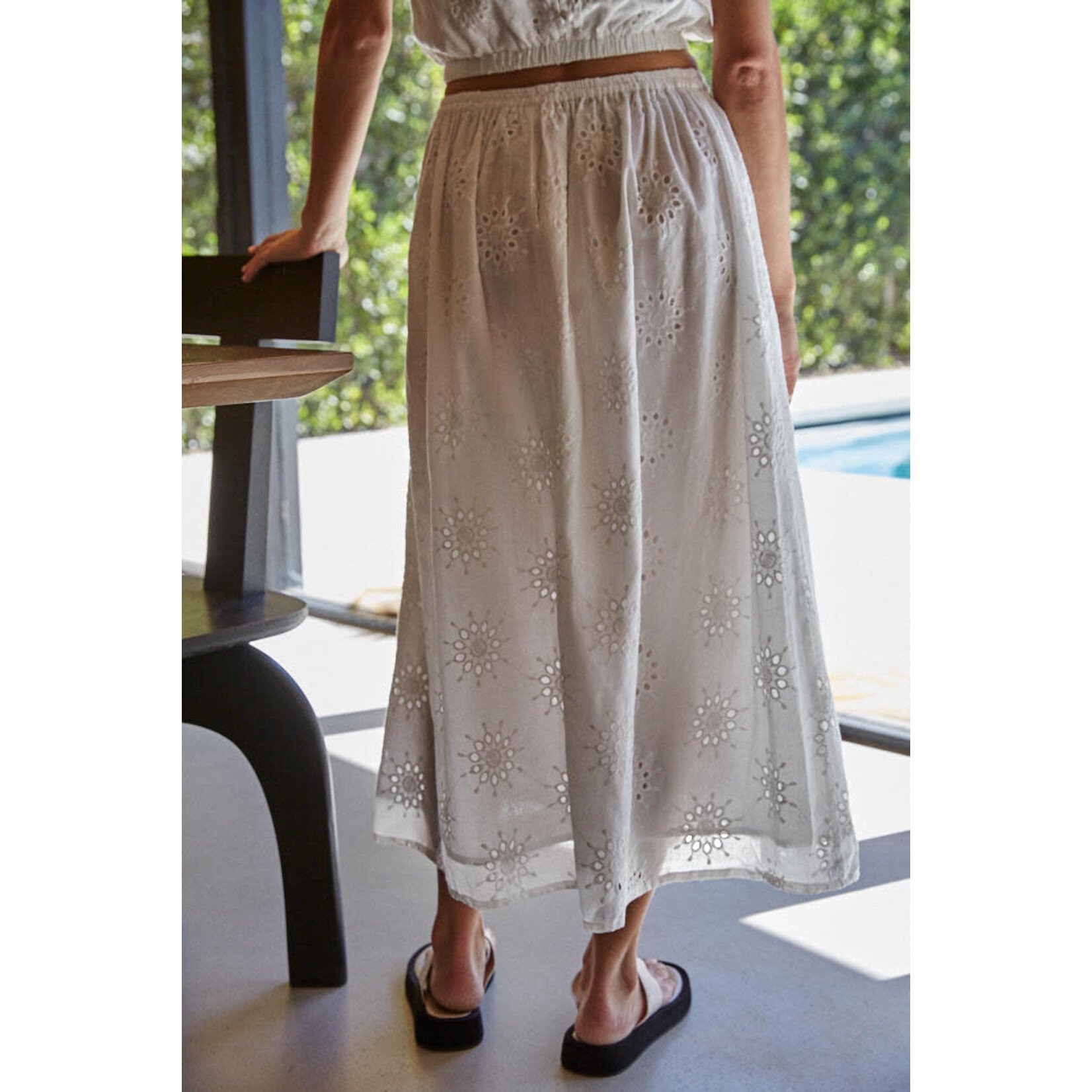 SILEA EYELET SKIRT