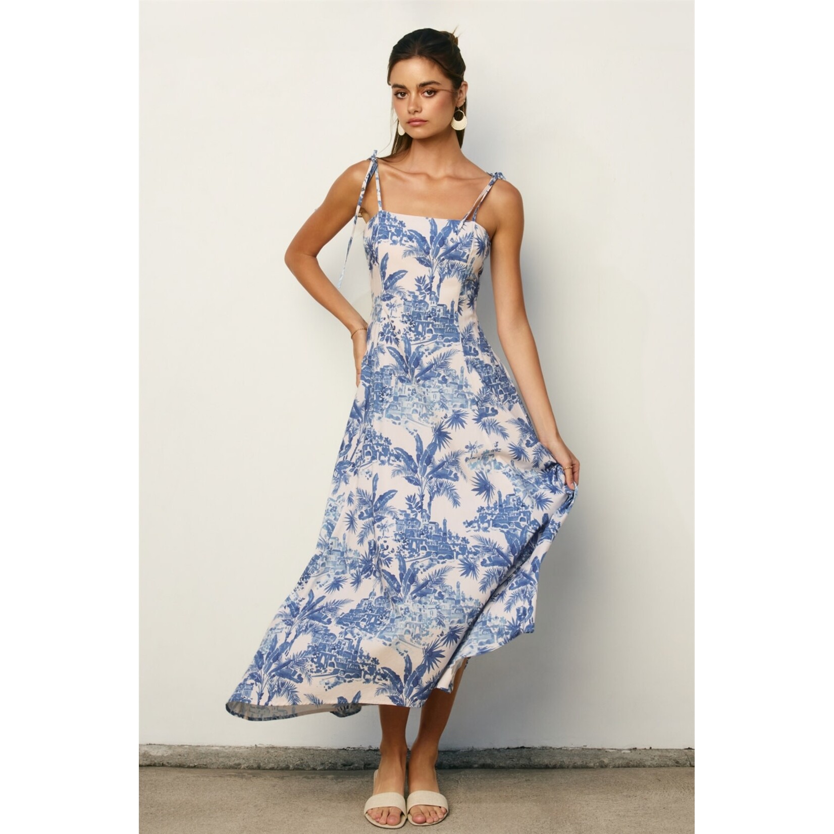 LAGUNA PALM MIDI DRESS