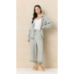 Vintage Havana SAGE LINEN BUTTON DOWN