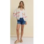 MULTI STRIPED CARDIGAN