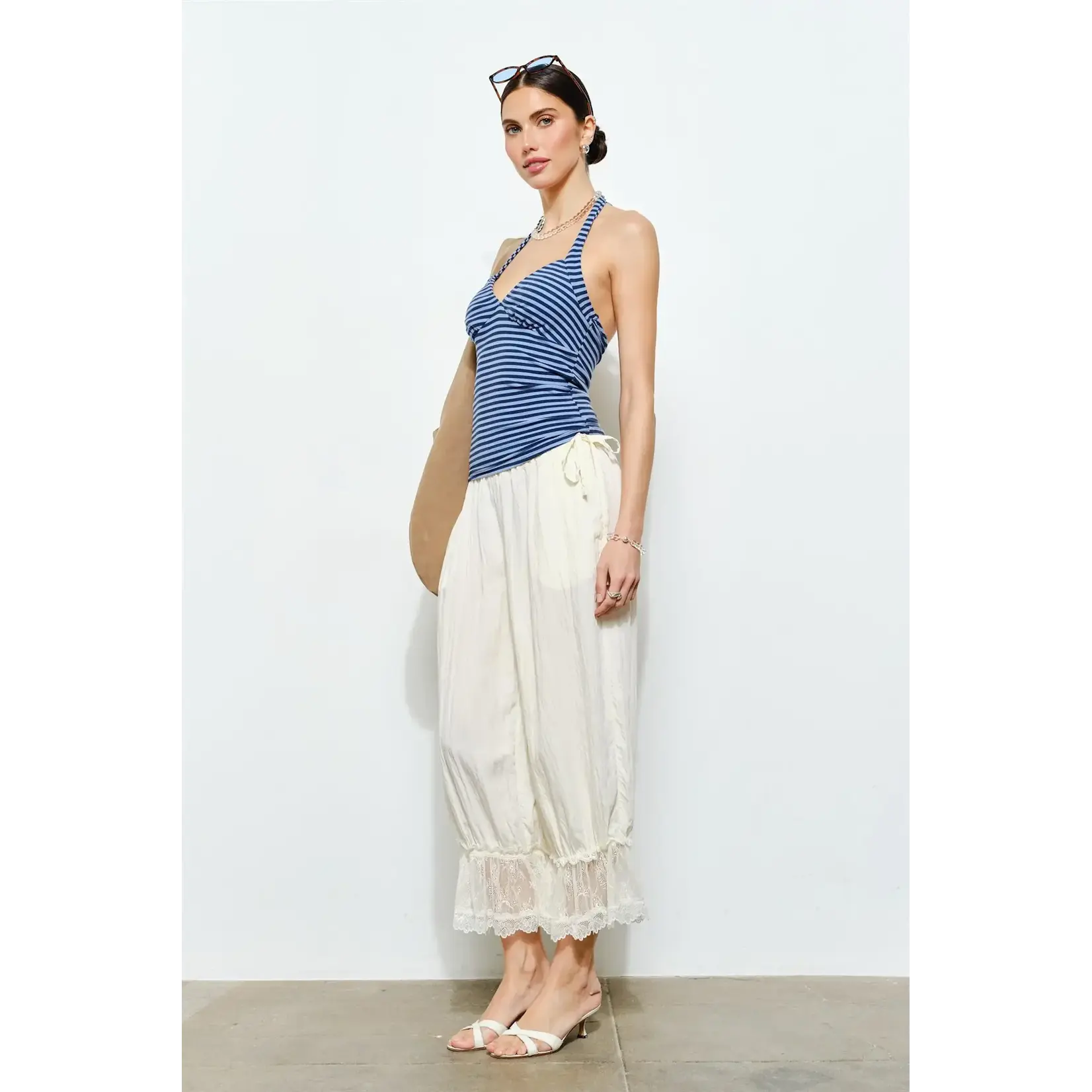 POPPY STRIPED HALTER