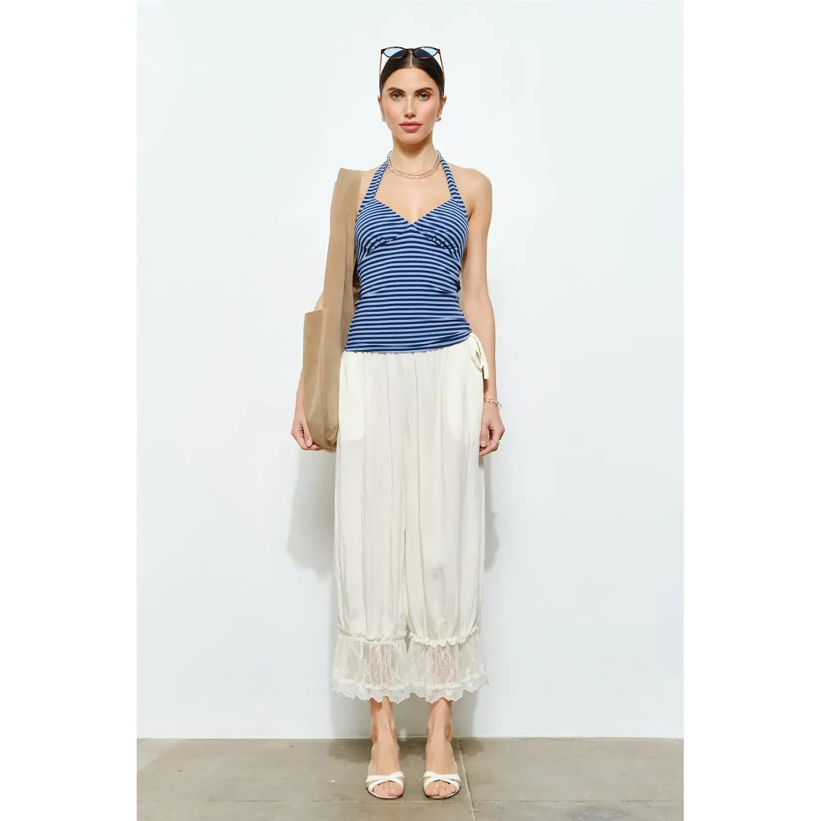 POPPY STRIPED HALTER