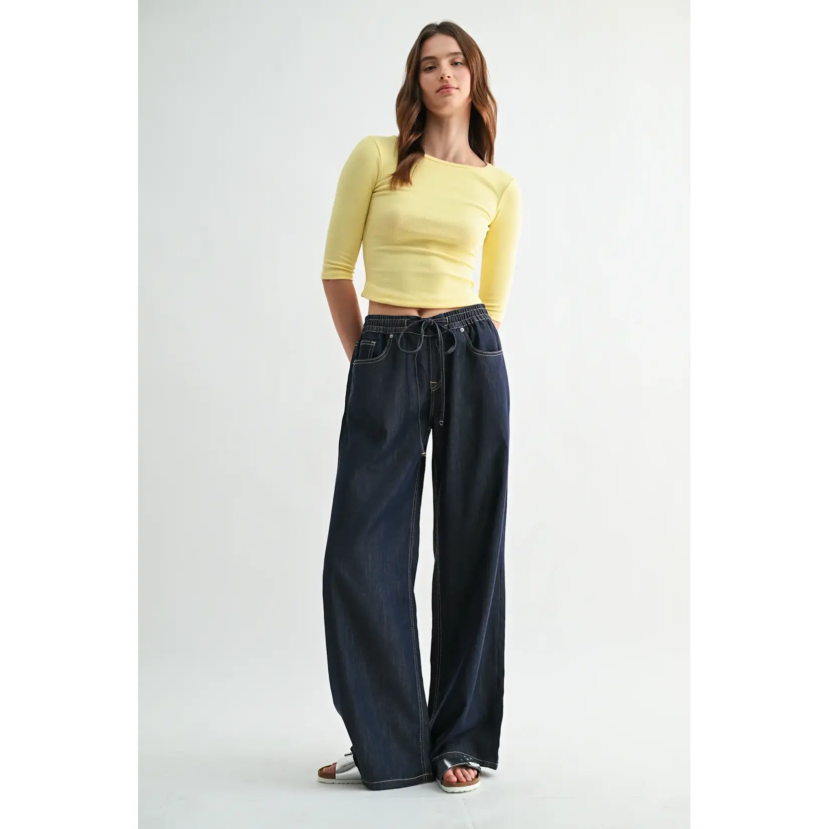 SHANNON HIGH RISE WIDE JOGGER