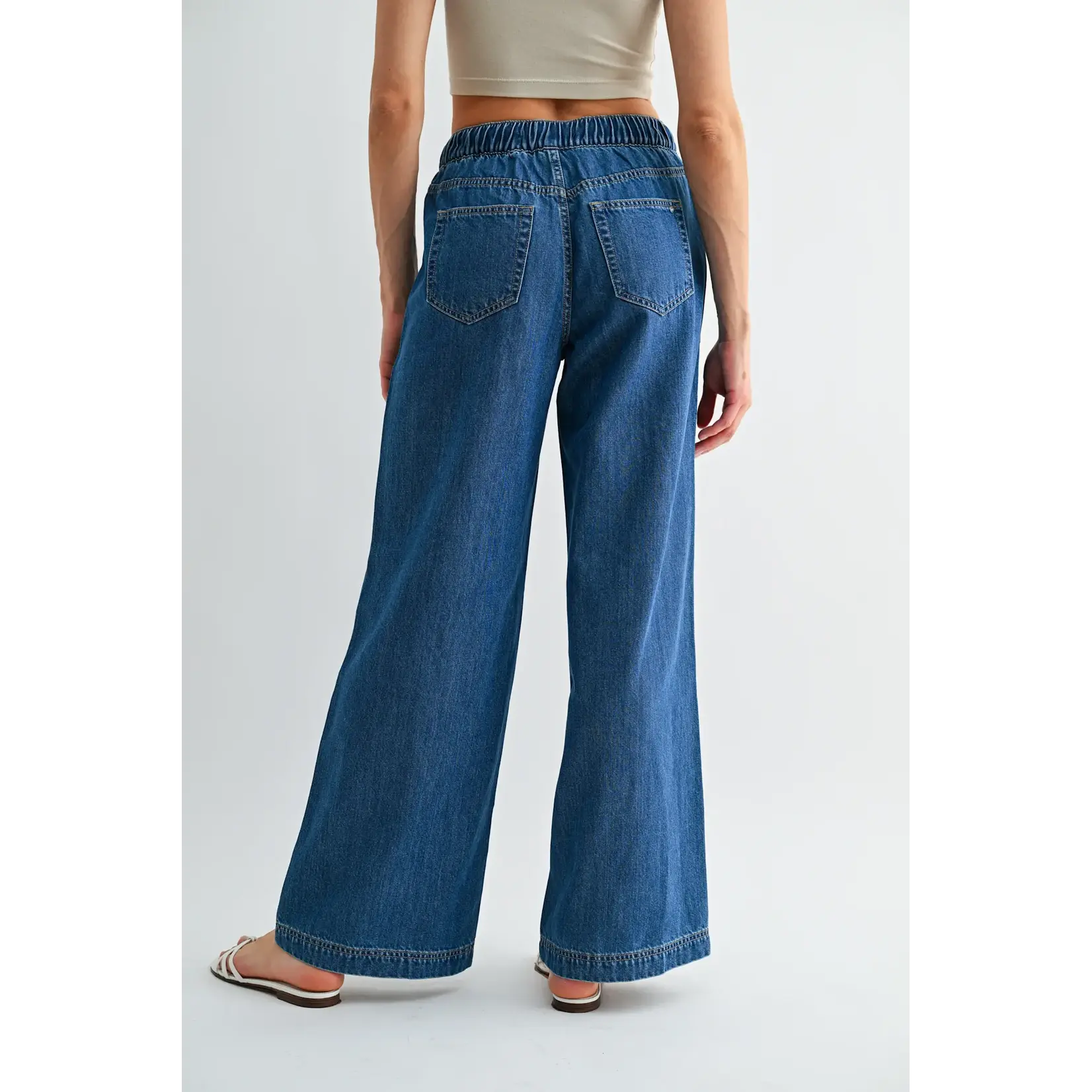MICA DENIM BROOKE HIGH RISE WIDE JOGGER