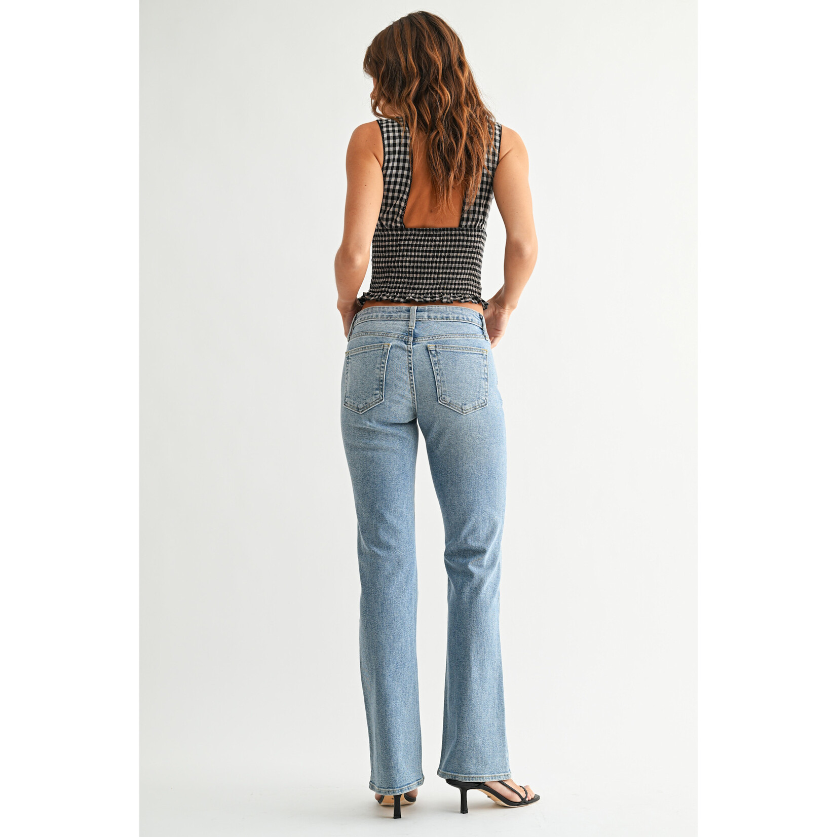 Just black denim/just usa LOW RISE VINTAGE SLIM BOOTCUT