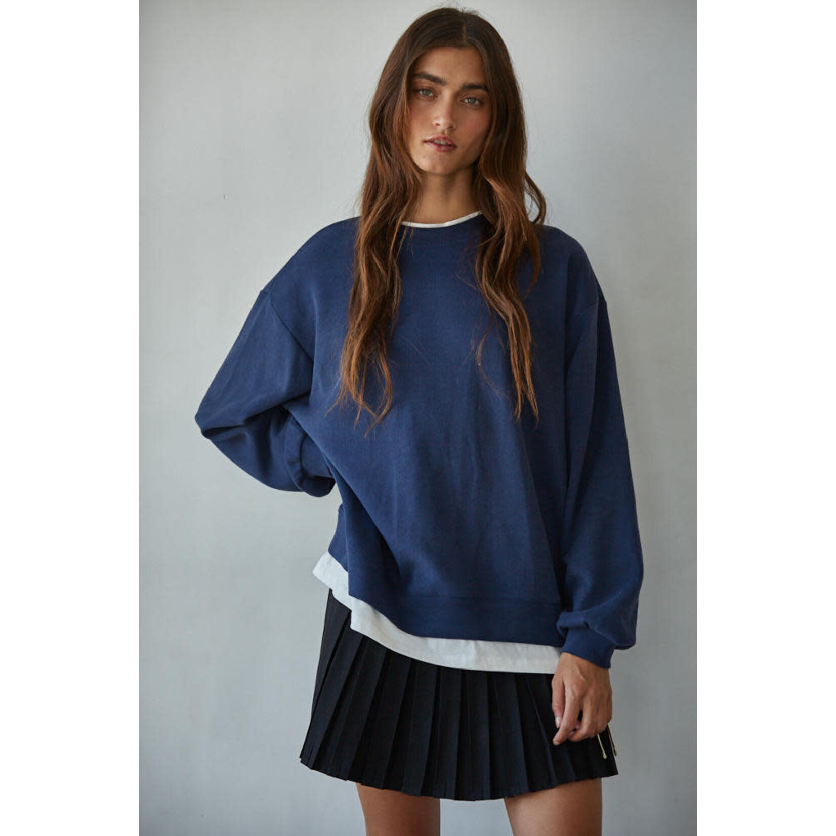 ALWAYS ON CREW TWOFER PULLOVER