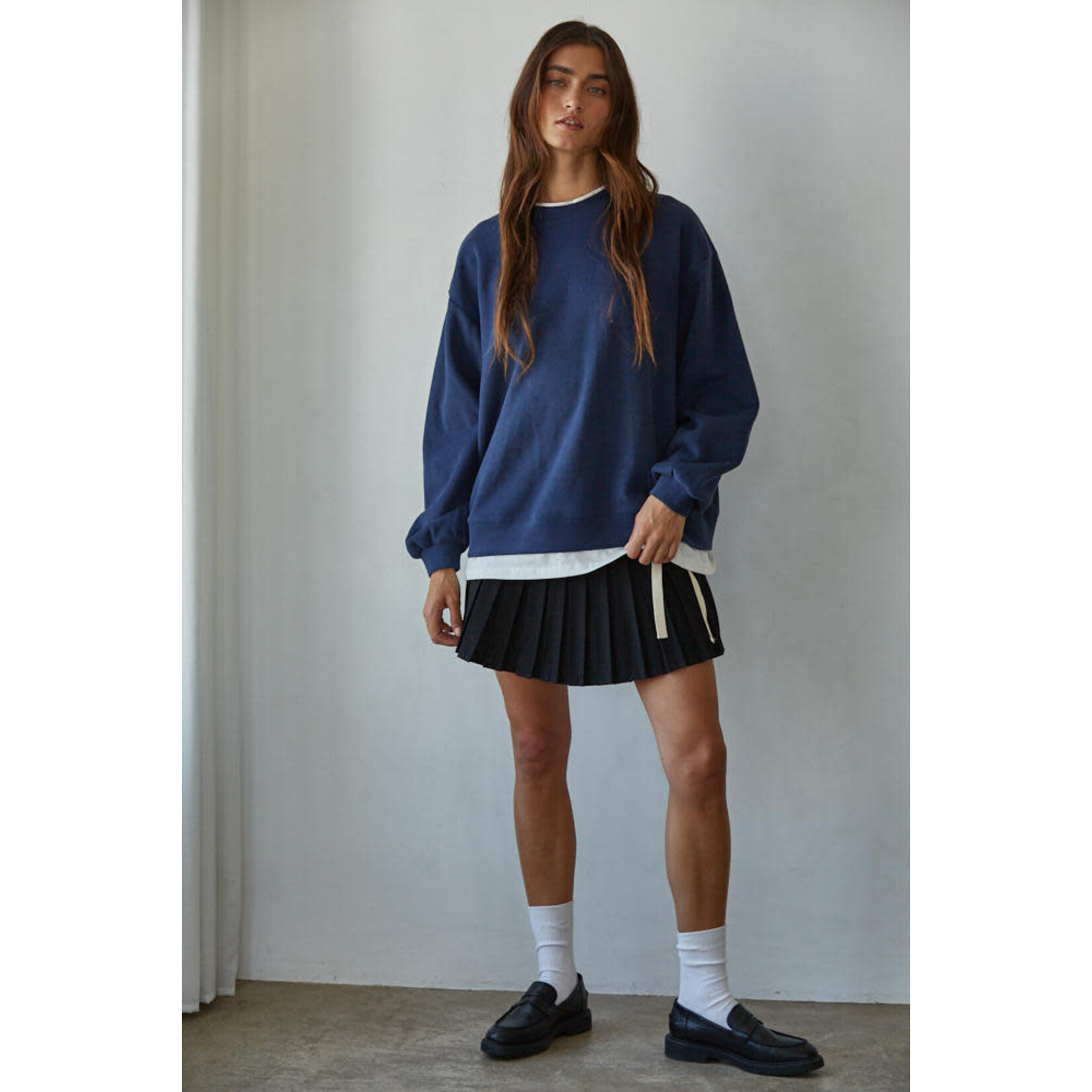 ALWAYS ON CREW TWOFER PULLOVER