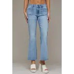 HIDDEN LOW RISE FRONT POCKET JEANS