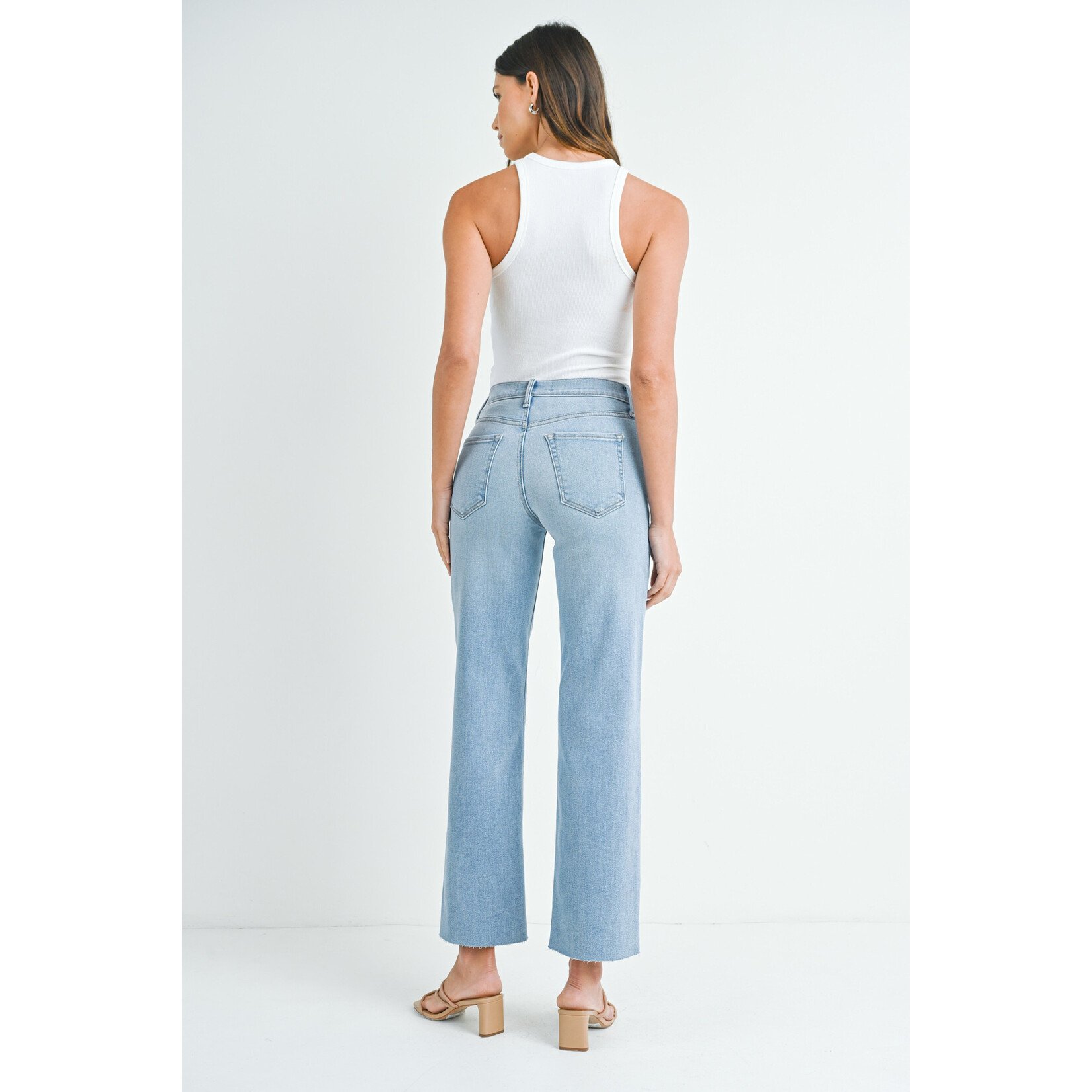 SLIM PALAZZO JEANS