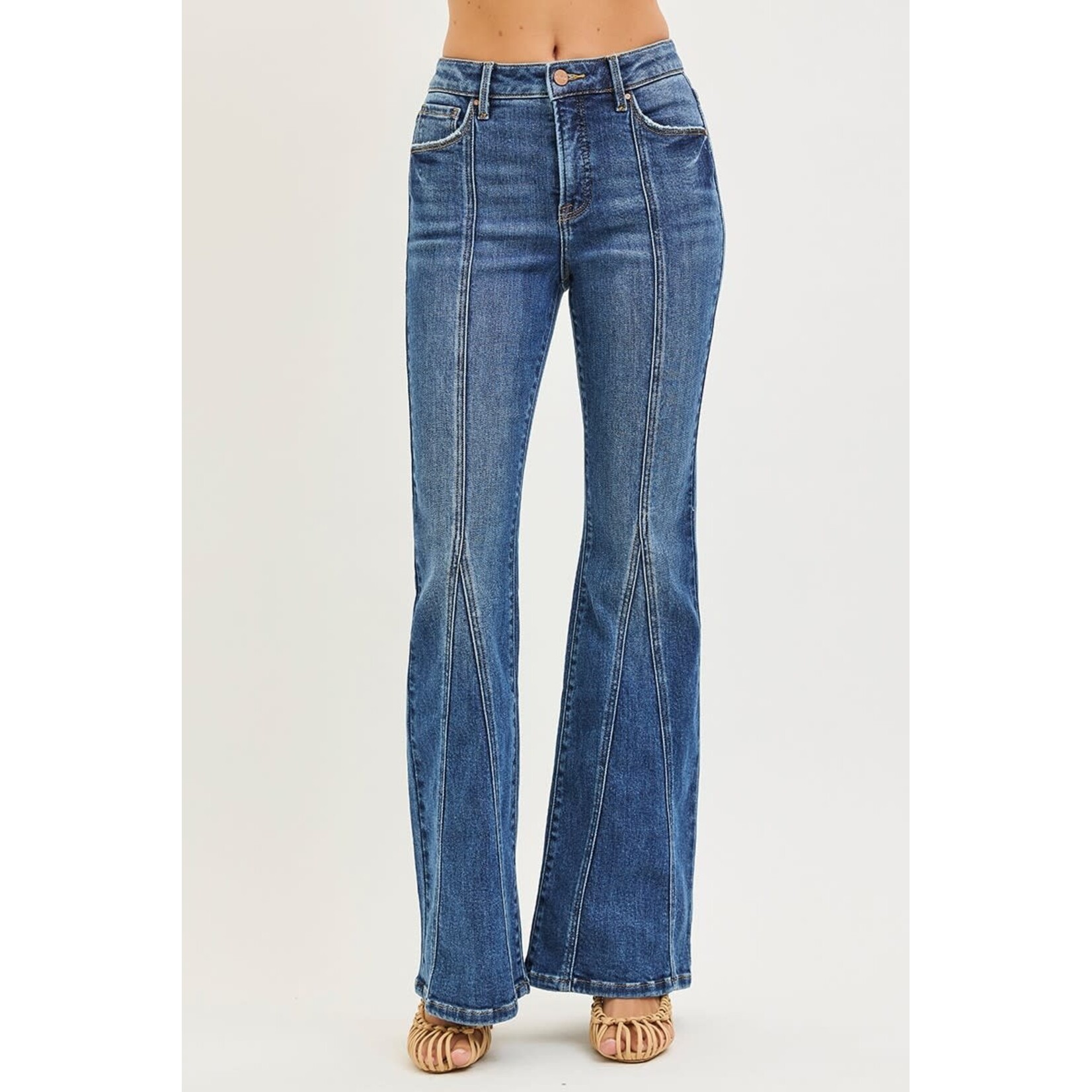 HIGH RISE FLARE W/FRONT SEAM DETAIL