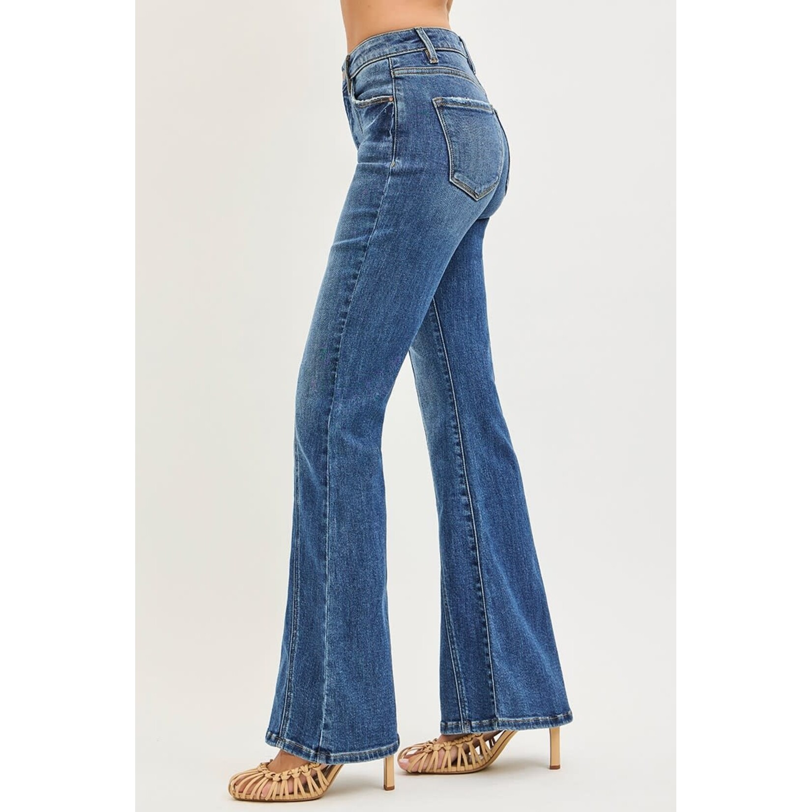 HIGH RISE FLARE W/FRONT SEAM DETAIL