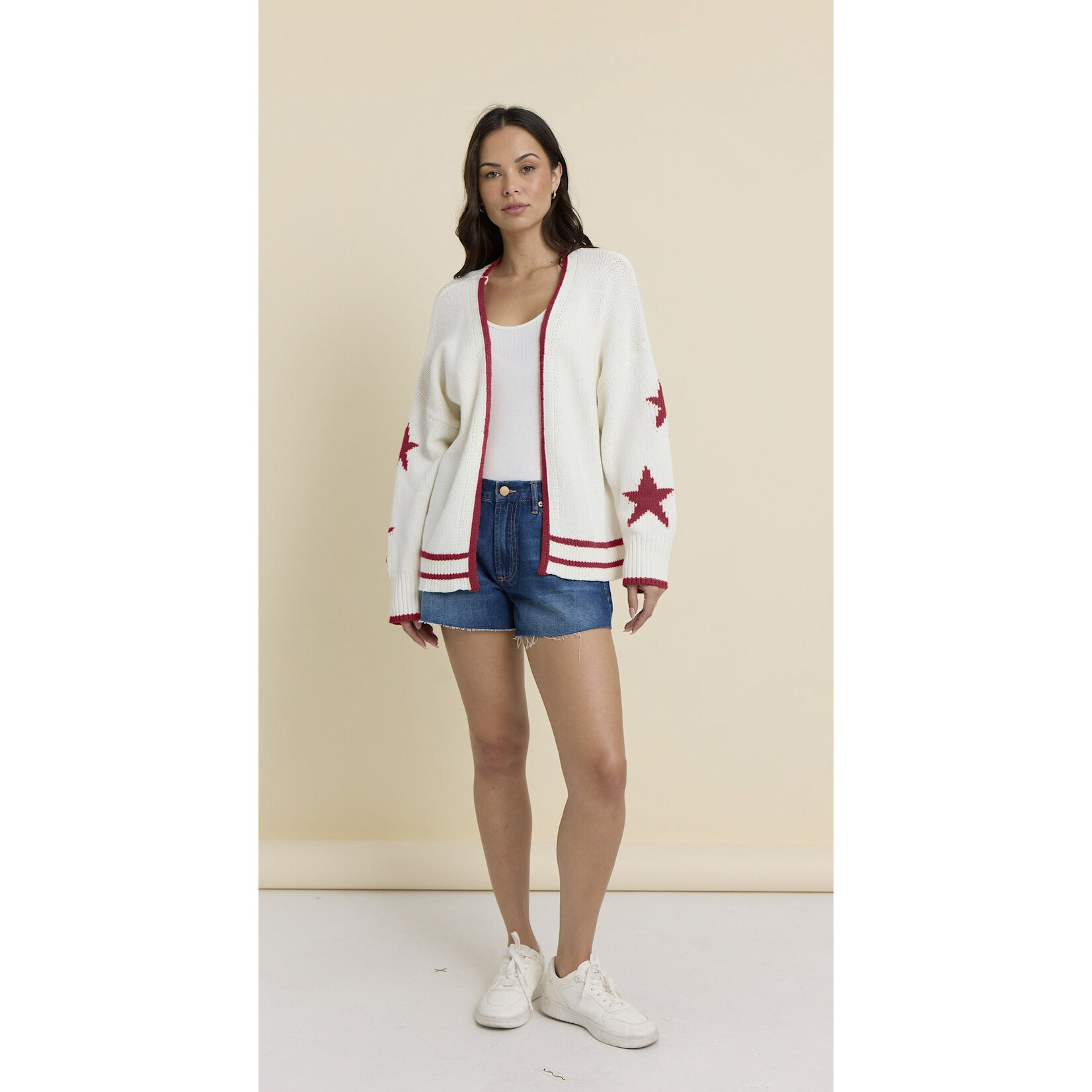 THE  AMERICAN FLAG KNIT CARDIGAN