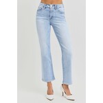 RISEN HIGH RISE CROP STRAIGHT JEANS