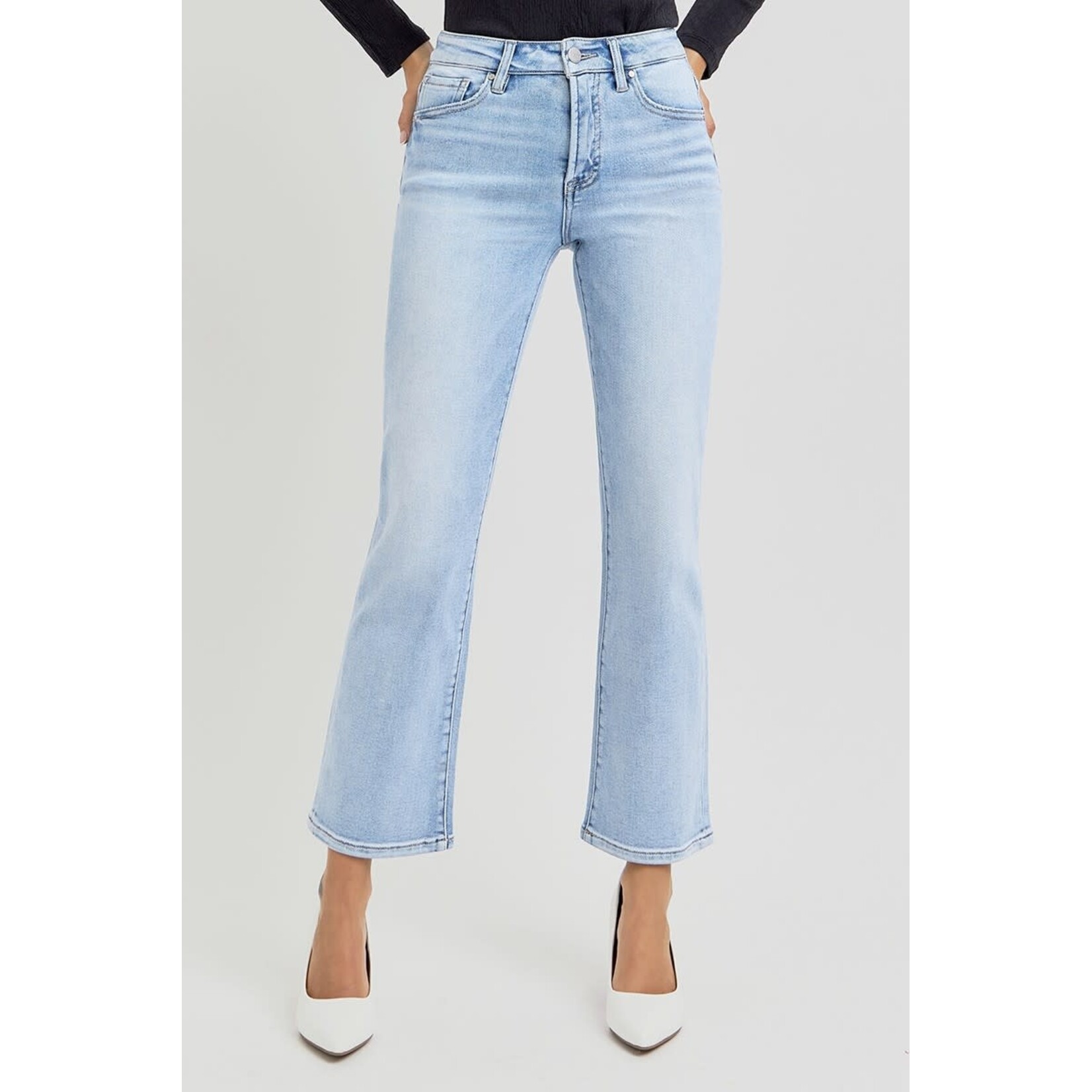 HIGH RISE CROP STRAIGHT JEANS