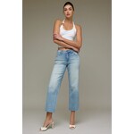 HIDDEN STRETCH CROP CLASSIC STRAIGHT JEANS