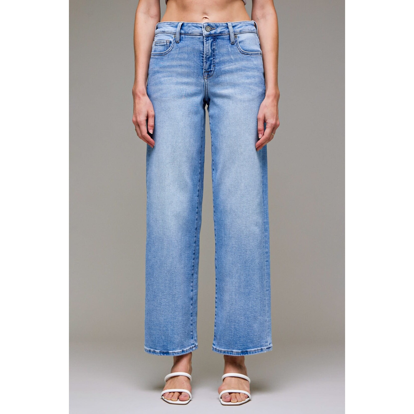 HIDDEN MID RISE STRETCH DAD JEAN
