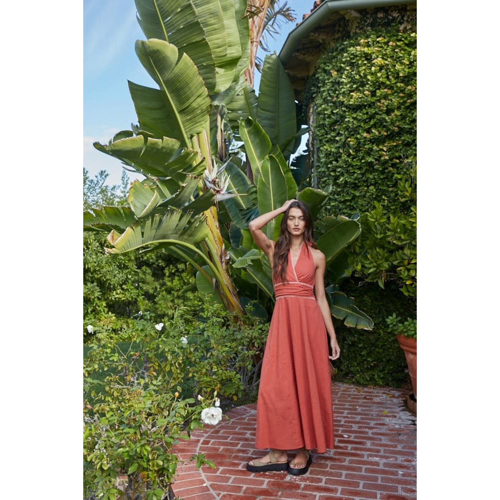 THE CALLA HALTER DRESS