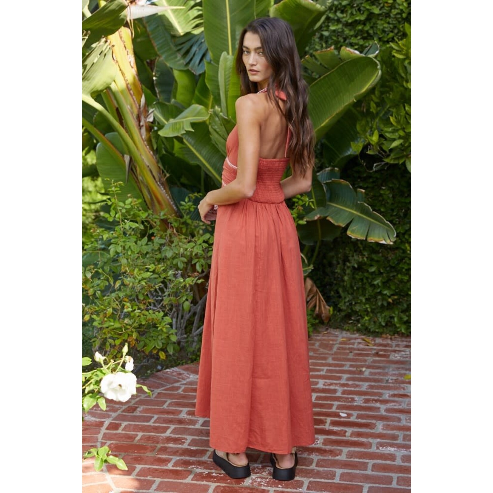 THE CALLA HALTER DRESS