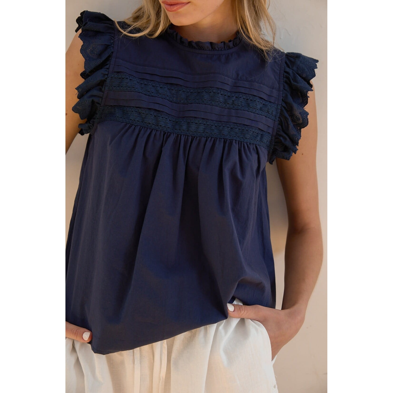 THE INDIGO BLOUSE