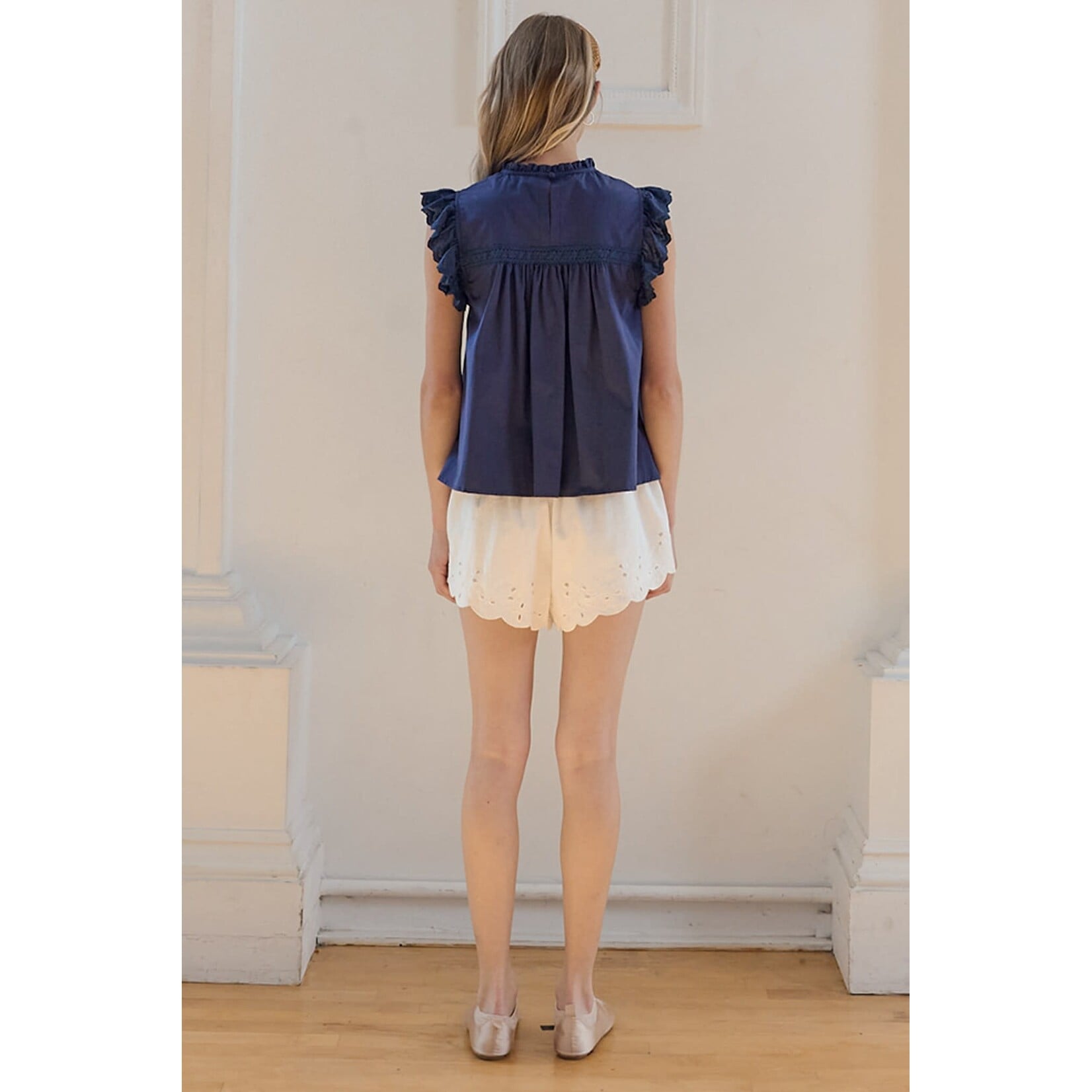 THE INDIGO BLOUSE