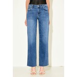 HIDDEN CLEAN STRETCH MID RISE STRAIGHT JEAN