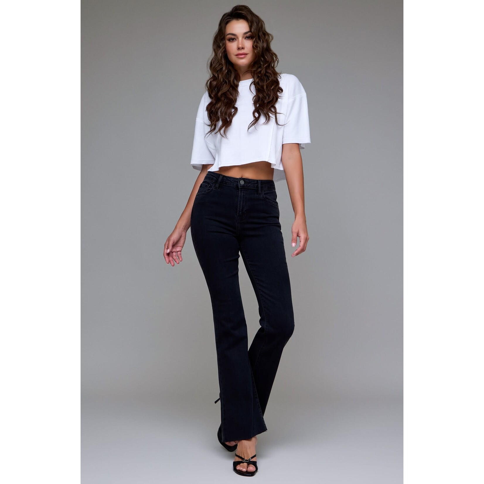 HIDDEN HIGH RISE FLARE JEANS