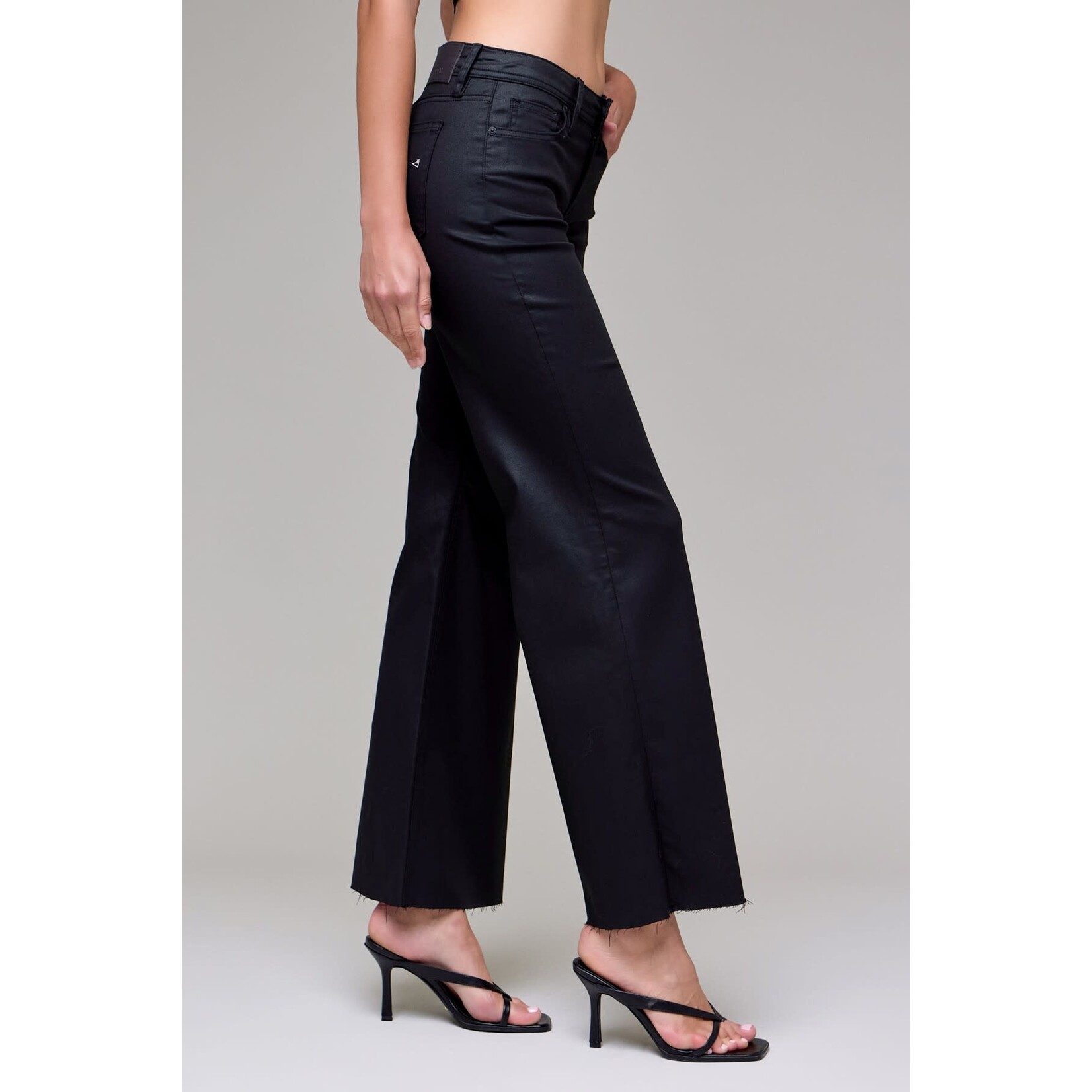 HIDDEN LOW RISE COATED COMFORT FLARE JEAN