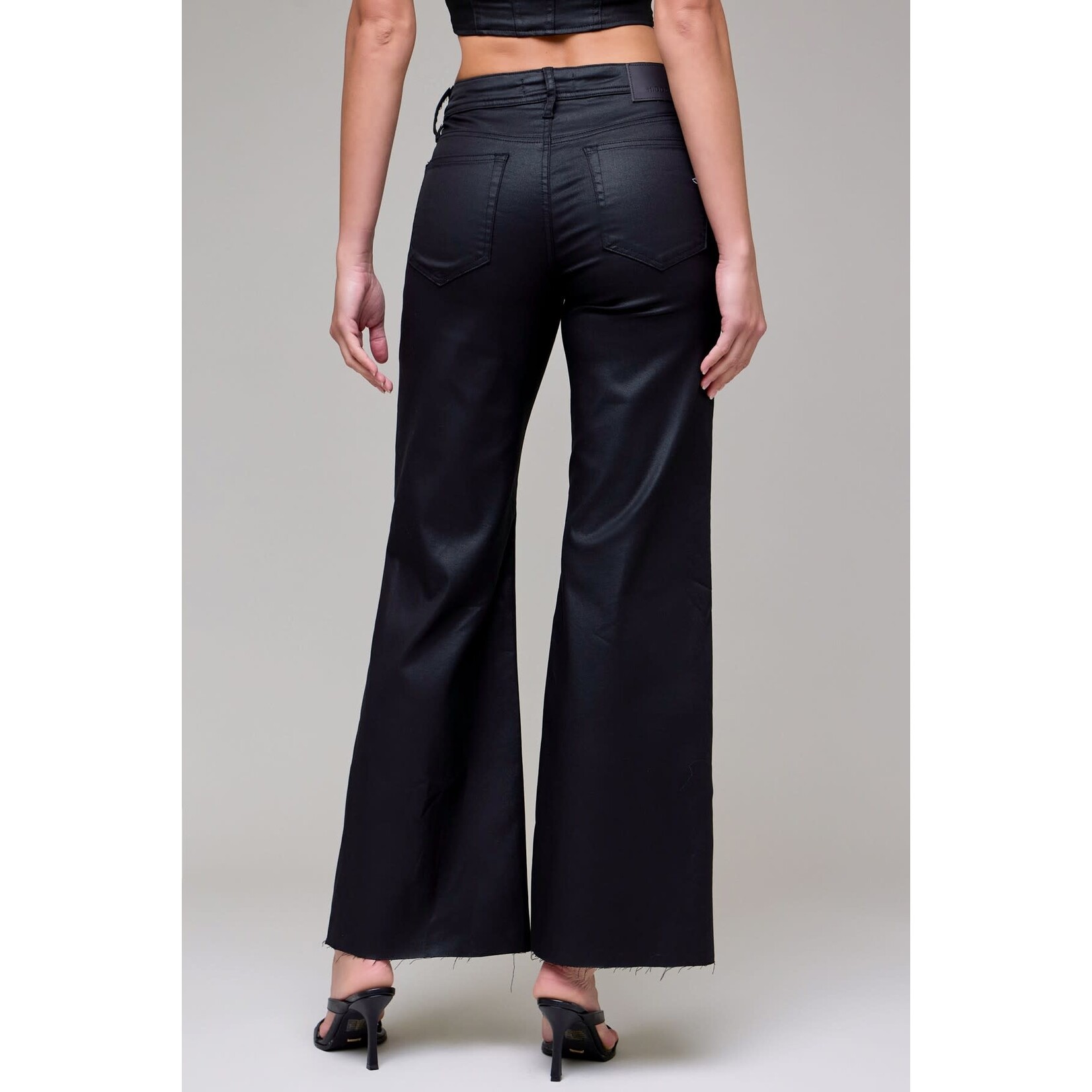 HIDDEN LOW RISE COATED COMFORT FLARE JEAN